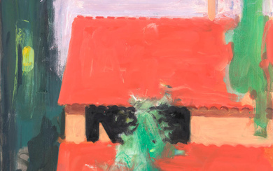 Paul Resika (born 1928) Violet Sky, Seillans 51 x 38...