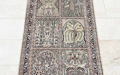 Persian silk runner, 218 x 75 cm.