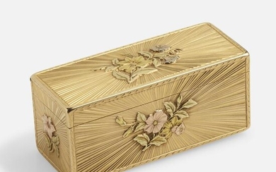 Pierre Siffait, Antique French Louis XV gold snuff box