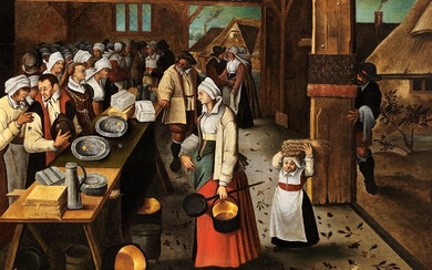 Pieter Brueghel III, 1589 – um 1640, DIE HOCHZEITSGESCHENKE