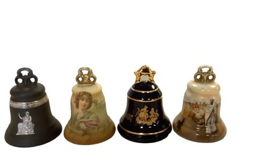Porcelain Bells Lot of (4)