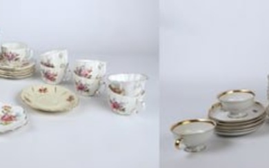 Porcelain tea and table items