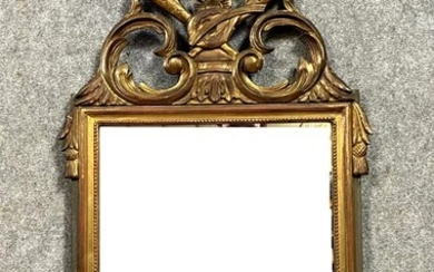Pretty late 19th century regency style mirror in gilded wood - Wood - 19th century