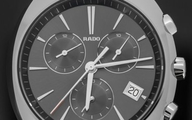 Rado - D-Star Ceramos Chronograph 2 Tone Black 42 mm - R15937102 - Men - BRAND NEW