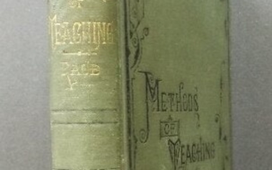 Raub, Methods of Teaching, 1st Edition 1898