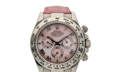 Reference 116519 'Daytona Beach' A white gold automatic chronograph wristwatch, Circa 2000