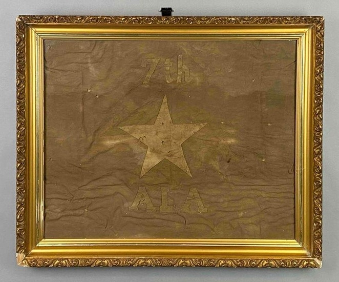Reproduction Alabama 7th Division One Star Confederate Flag
