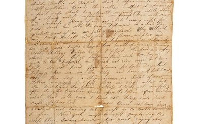 Revolutionary War Soldier's Letter, Horn's Hook 1776
