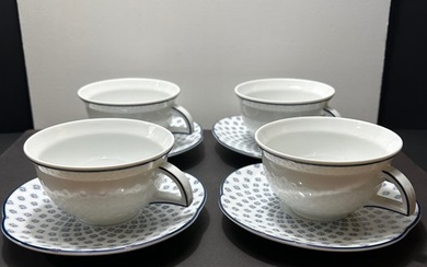 Richard Ginori - Gucci - Cup and saucer (4) - Jubileum uitgifte - Porcelain