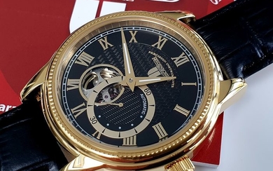 Riedenschild Germany -Luxury automatic open heart gold plated+ free omega style strap - Men - 2019