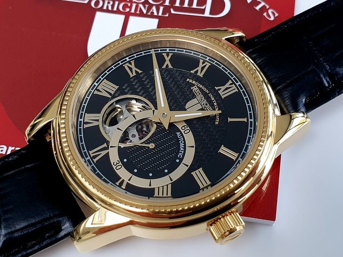 Riedenschild Germany -Luxury automatic open heart gold plated+ free omega style strap - Men - 2019