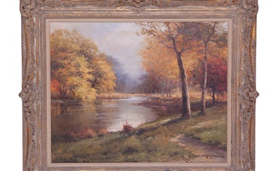Robert Wood, Golden Hour, Oil on Canvas