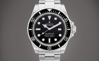 Rolex Sea-Dweller, Reference 116600 | A stainless steel wristwatch with date and bracelet, Circa 2015 | 勞力士 | Sea-Dweller 型號116600 | 精鋼鏈帶腕錶，備日期顯示，約2015年製