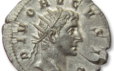 Roman Empire. Trajan Decius (AD 249-251). Silver Antoninianus - for DIVUS AUGUSTUS,Rome 250-251 A.D. - superb coin