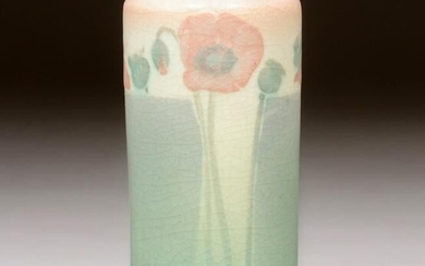 Rookwood Floral Vellum Elizabeth Lincoln Vase 1909