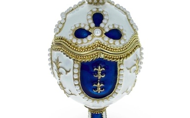 Royal Pearls Trinket Jewel Box Egg