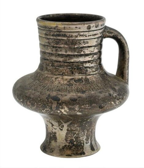 Russian Silver Cup, having handle and writing all