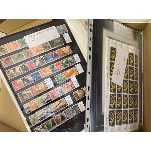 STAMPS : EUROPE, ex-dealers part stock of better items, sets...