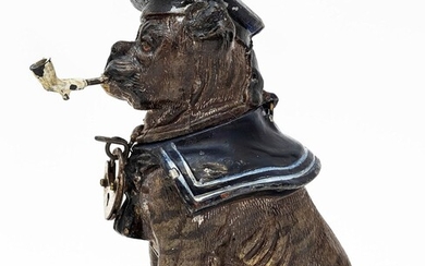 Sailor Bulldog with Pipe Spelter Bank