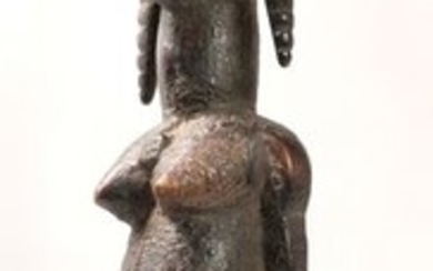 Scarce Female Figure Minsereh - very dense and extremely heavy hardwood of a species of tree belonging to the Ebony family - Mende-Temne - Sierra Leone