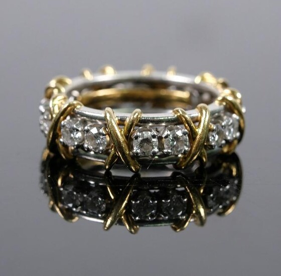 Schlumberger for Tiffany Platinum 18K Ring