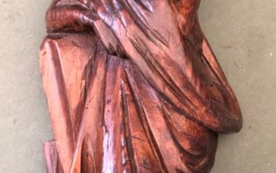 Sculpture, San Cristoforo - 20 cm - Wood