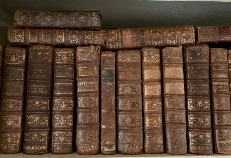 Set of bound volumes from the 18th century,...