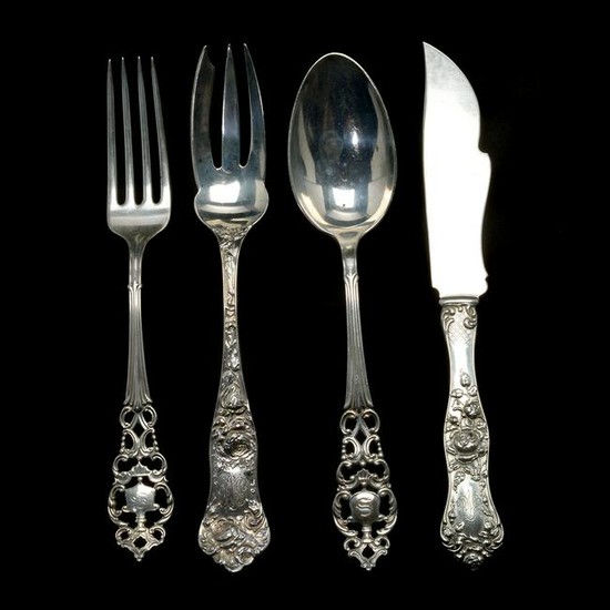 Sterling Silver Flatware Including Mauser, Howard, and
