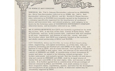 Steve Jobs: 1975 CICO Document with Annotations