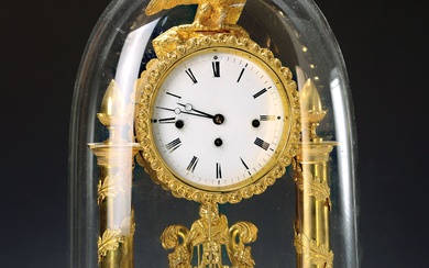 Table clock. so-called anniversary clock, withViennese chime, Habsburg Monarchy, around...