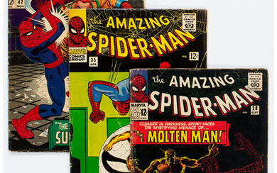 The Amazing Spider-Man #28, 35, and 42 Group (Marvel,...