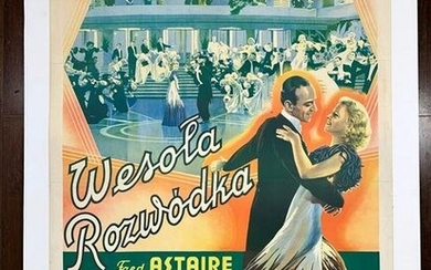 The Gay Divorcee (1934) 23" x 33" Polish Movie Poster