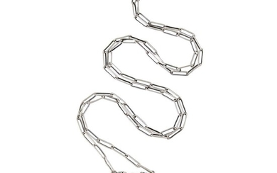 The Kalo Shop pendant necklace pendant: 11/16"w x 1 1/16"h; chain: 22 3/4"l