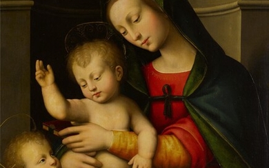 The Madonna and Child with the infant Saint John the Baptist, Antonio del Ceraiuolo