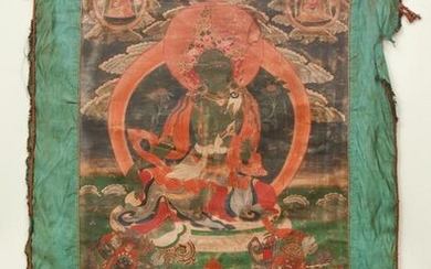 Tibetan Thangka Shyama Green Tara