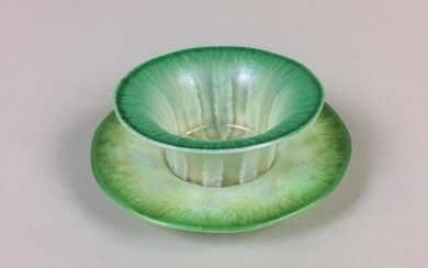 Tiffany Favrile Glass Bowl and Underplate