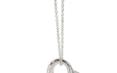 Tiffany & Co. Elsa Peretti Open Heart Pendant on a Chain in Sterling Silver