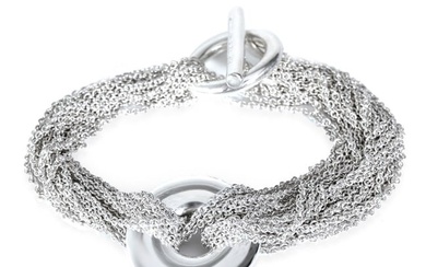 Tiffany & Co. Multi-Strand Bracelet in Sterling Silver with Toggle Clasp