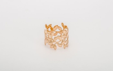 Tiffany & Co. Paloma Picasso Olive Leaf Band Ring Rose Gold - Ring