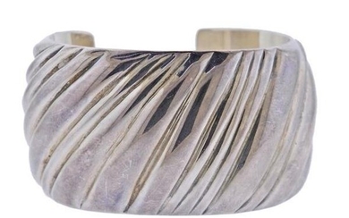 Tiffany & Co Sterling Silver Wide Cuff Bracelet