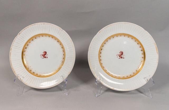 Two 19th Century Wedgewood Pearlware Plates