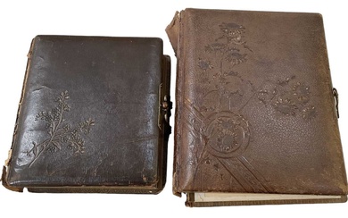 Two 19th century leather bound photograph albums.Condition Report There is...