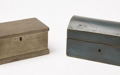 Two Small Early Painted Boxes