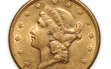 United States 1895-S Liberty $20 Double Eagle Gold Coin.