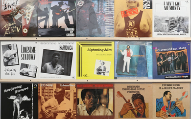 VINYL RECORDS, 15 pcs, Blues.