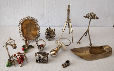 Various and Christmas miniatures (11) - .800 silver, .925 silver - Italy - 20th century