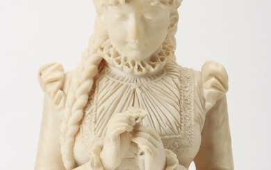 Victorian Marble Bust of a Woman