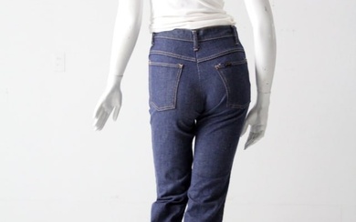 Vintage 70S Sears Pull On Bell Bottom Jeans 27 X 30