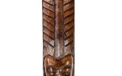 Vintage African Hand Carved Wood Sculpture