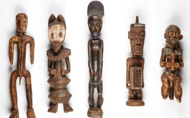 Vintage African Tribal Art Collector's Lot, Mid/Late 20th C.
